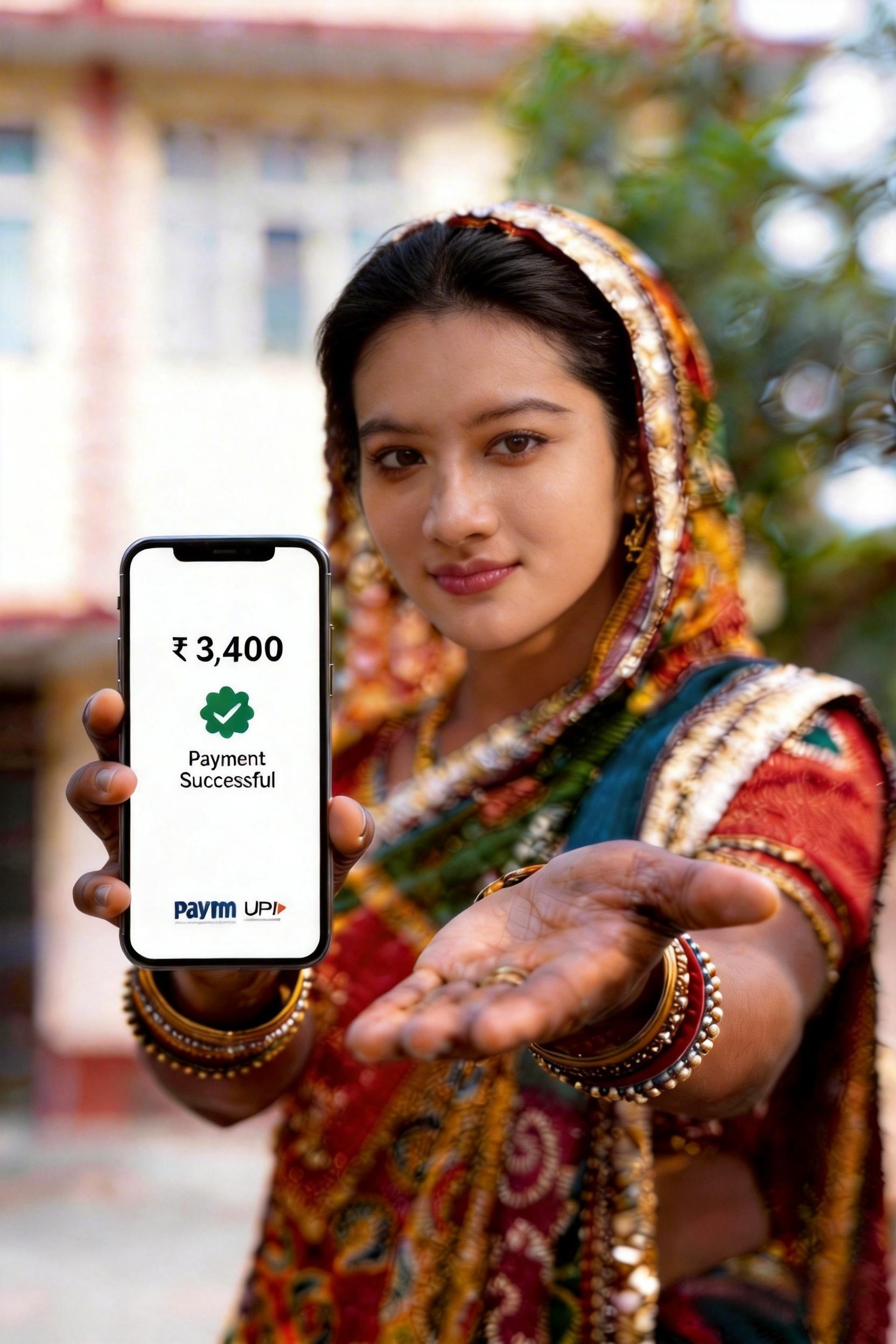 印度本地用户使用手机支付场景